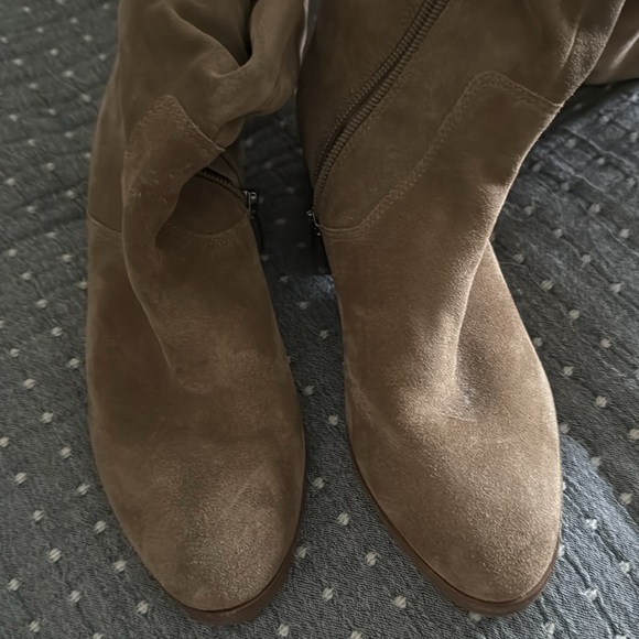 Via Spiga Ophira stone suede over the knee boots 5.5/36 - Picture 7 of 7